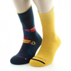 Dagobert à l'envers Doubles chaussettes réversibles Toucan - Image 2