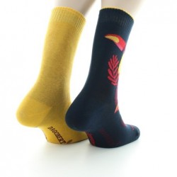 Dagobert à l'envers Doubles chaussettes réversibles Toucan - Image 4