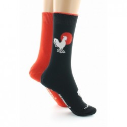 Dagobert à l'envers Doubles chaussettes réversibles Coq - Image 5