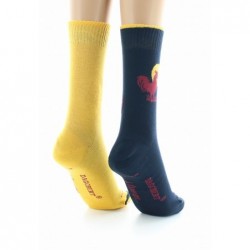 Dagobert à l'envers Doubles chaussettes réversibles Coq - Image 4