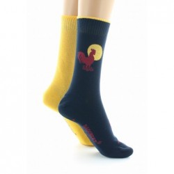 Dagobert à l'envers Doubles chaussettes réversibles Coq - Image 5