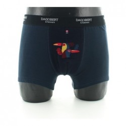 Dagobert à l'envers Boxer fantaisie en coton - Toucan - Image principale