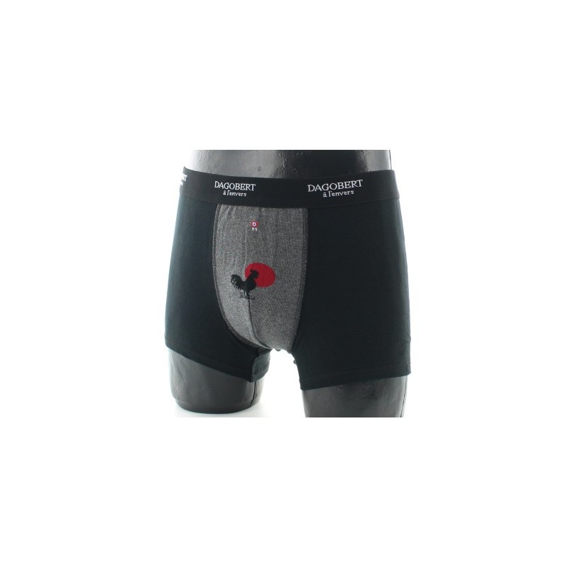 Dagobert à l'envers Boxer original à motifs Coq et Soleil
