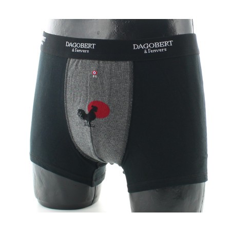 Dagobert à l'envers Boxer original à motifs Coq et Soleil