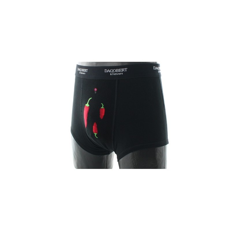 Dagobert à l'envers Boxer homme en coton Piments