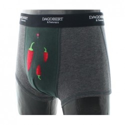Dagobert à l'envers Boxer homme en coton Piments - Image principale