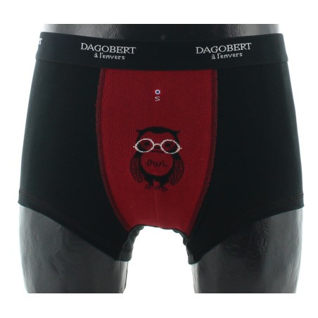 Dagobert à l'envers Boxer original à motif Hibou