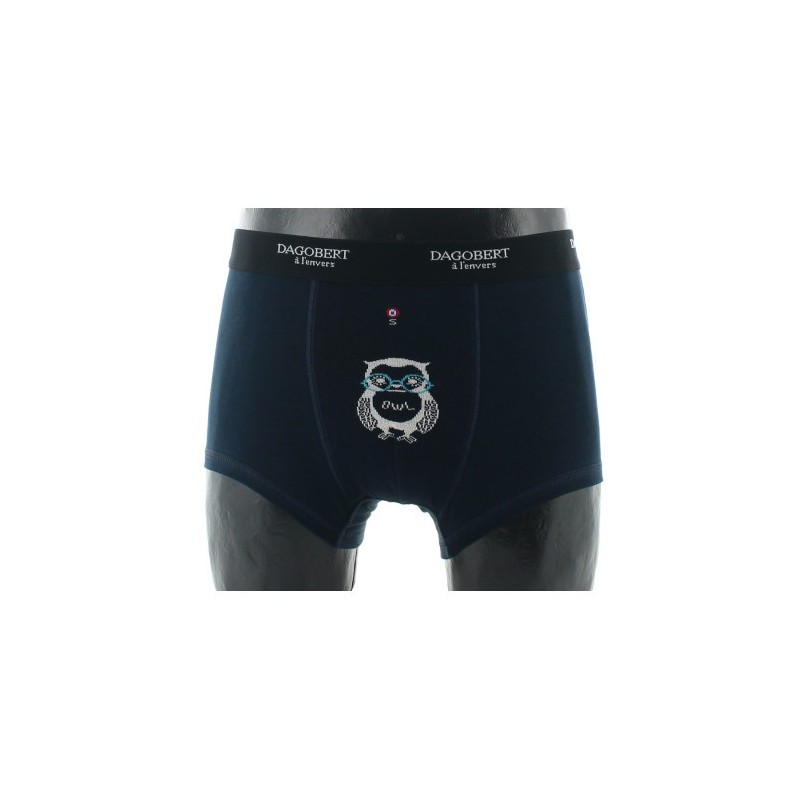 Dagobert à l'envers Boxer original à motif Hibou