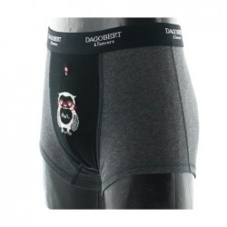 Dagobert à l'envers Boxer original à motif Hibou - Image 4