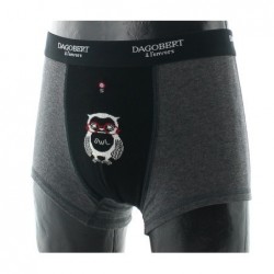 Dagobert à l'envers Boxer original à motif Hibou - Image principale