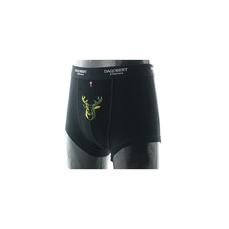 Dagobert à l'envers Boxer original à motif Cerf