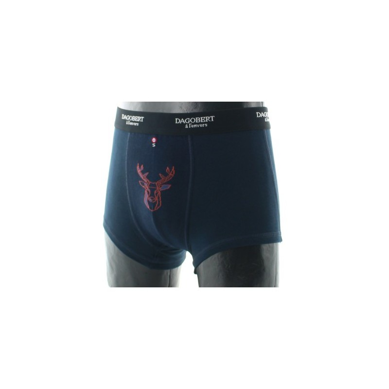 Dagobert à l'envers Boxer original à motif Cerf