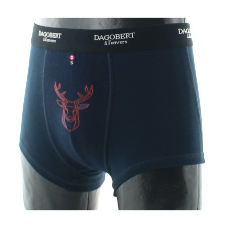 Dagobert à l'envers Boxer original à motif Cerf