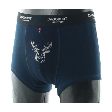 Dagobert à l'envers Boxer original à motif Cerf
