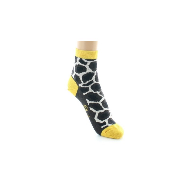 Berthe Aux Grands Pieds Chaussettes courtes Tâches de Girafe