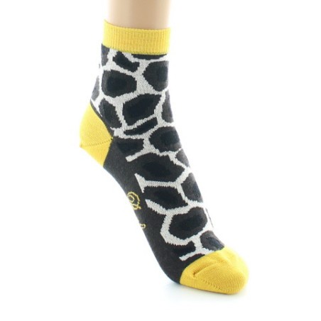 Berthe Aux Grands Pieds Chaussettes courtes Tâches de Girafe