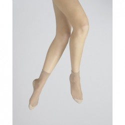 Berthe Aux Grands Pieds Mi-chaussette fantaisie couleur peau semelle coton - Image 5