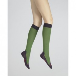 Berthe Aux Grands Pieds Chaussettes hautes cachemire rose - Image 5
