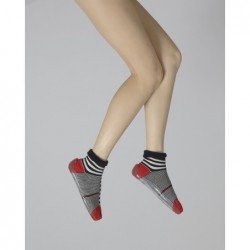 Berthe Aux Grands Pieds Chausson chaussette asymétrique marine et ivoire - Image 5
