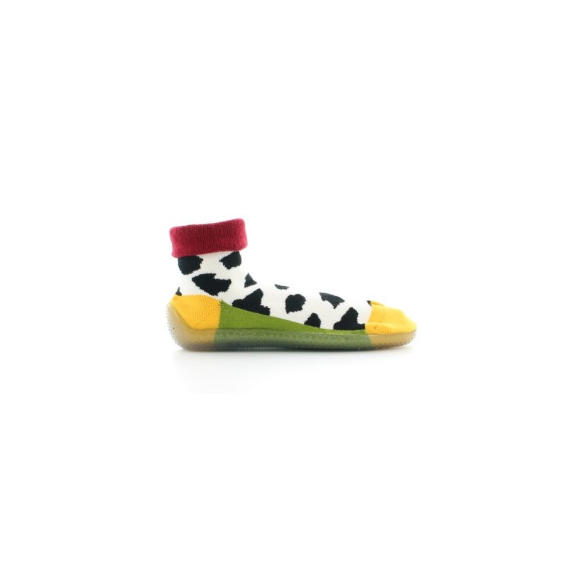 Berthe Aux Grands Pieds Shoes Vache - Le Chausson Chaussette
