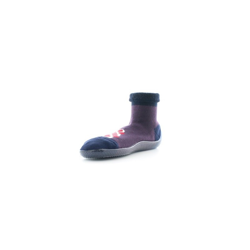 Berthe Aux Grands Pieds Shoes Pois Rouges - Le Chausson Chaussette