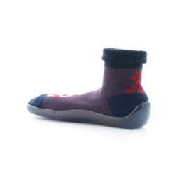 Berthe Aux Grands Pieds Shoes Pois Rouges - Le Chausson Chaussette - Image 2