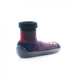 Berthe Aux Grands Pieds Shoes Pois Rouges - Le Chausson Chaussette - Image 3