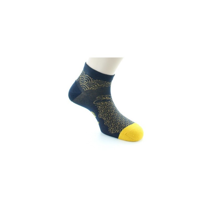 Berthe Aux Grands Pieds Socquettes de sport Homme Vagues et Baleine
