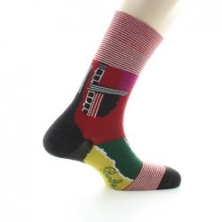 Berthe Aux Grands Pieds Chaussettes homme laine peignée cubisme - Image 4