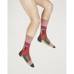 Berthe Aux Grands Pieds Chaussettes homme laine peignée cubisme - Image 5