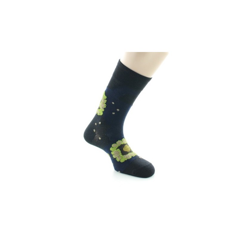Berthe Aux Grands Pieds Chaussettes homme laine peignée nénuphar