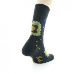 Berthe Aux Grands Pieds Chaussettes homme laine peignée nénuphar - Image 4