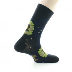 Berthe Aux Grands Pieds Chaussettes homme laine peignée nénuphar - Image 5