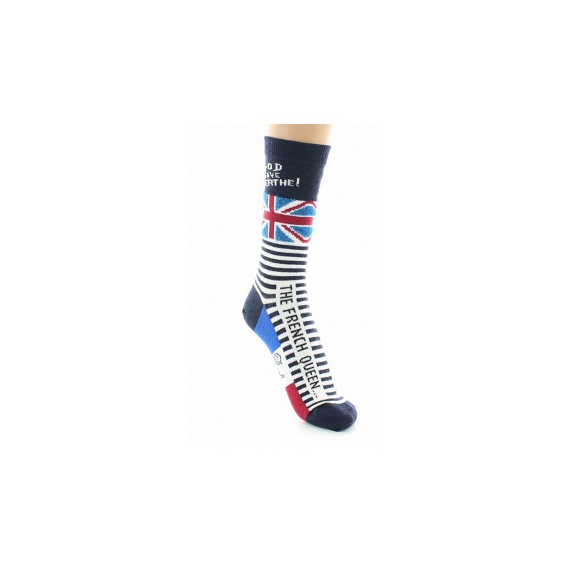Berthe Aux Grands Pieds Chaussettes God Save Berthe Marine