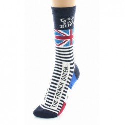 Berthe Aux Grands Pieds Chaussettes God Save Berthe Marine - Image 2
