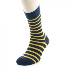 Berthe Aux Grands Pieds Chaussettes en Soie à rayures - Image 2