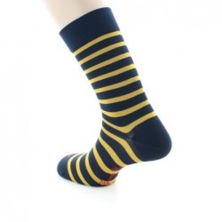 Berthe Aux Grands Pieds Chaussettes en Soie à rayures - Image 3