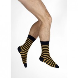 Berthe Aux Grands Pieds Chaussettes en Soie à rayures - Image 5