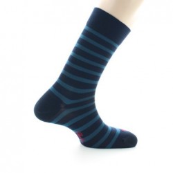 Berthe Aux Grands Pieds Chaussettes en Soie à rayures - Image principale