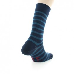 Berthe Aux Grands Pieds Chaussettes en Soie à rayures - Image 4