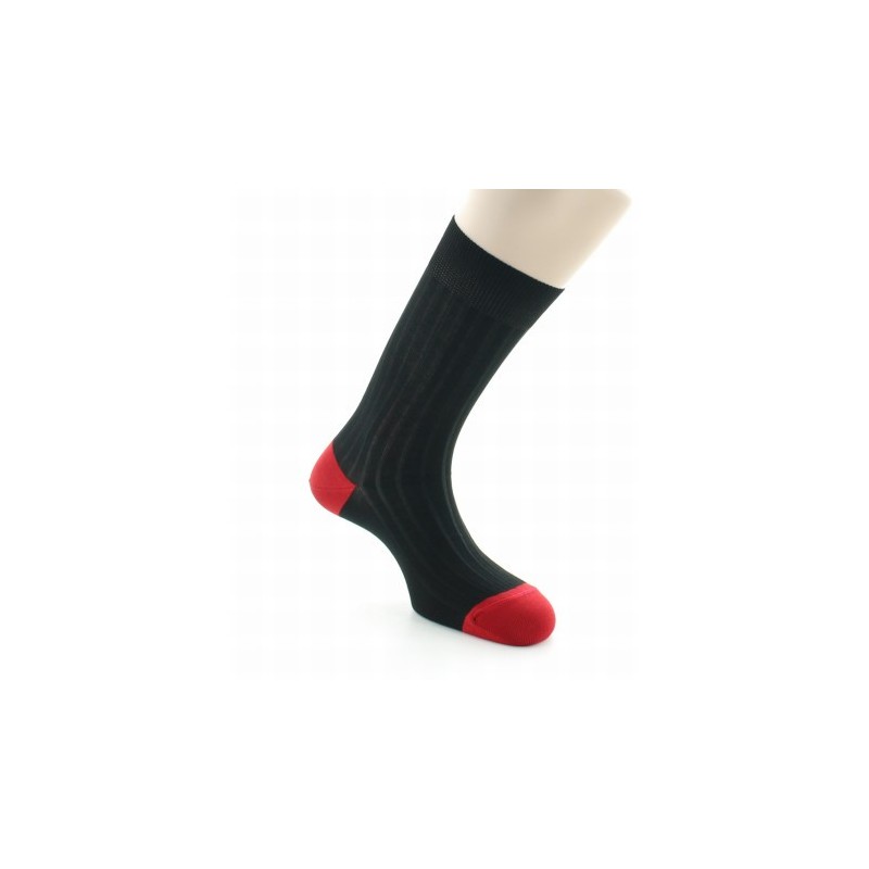Berthe Aux Grands Pieds Chaussettes Aristote noir / vigne