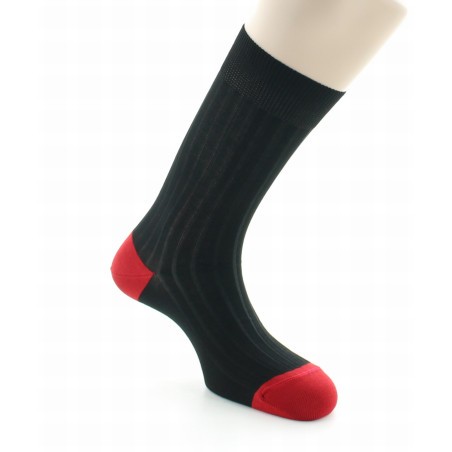 Berthe Aux Grands Pieds Chaussettes Aristote noir / vigne