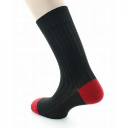 Berthe Aux Grands Pieds Chaussettes Aristote noir / vigne - Image 3