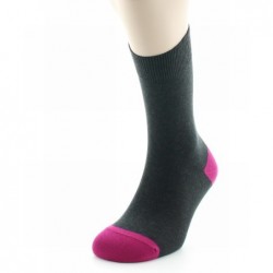 Berthe Aux Grands Pieds Chaussettes Archimède anthracite / fushia - Image 2