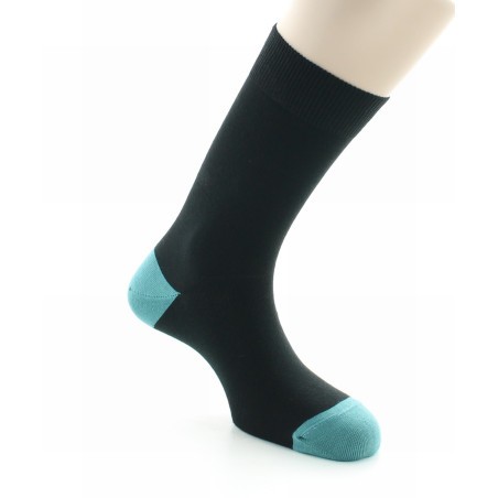 Berthe Aux Grands Pieds Chaussettes Alphonse noir / vert