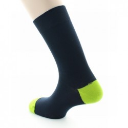 Berthe Aux Grands Pieds Chaussettes Gonzague marine / vert pomme - Image 3