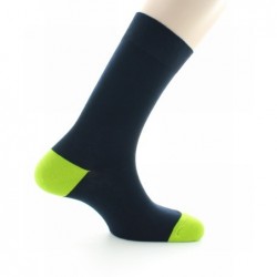 Berthe Aux Grands Pieds Chaussettes Gonzague marine / vert pomme - Image 5