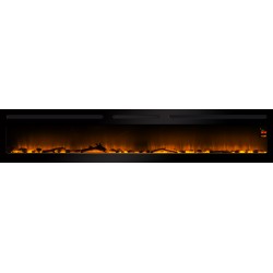 Chemin'Arte Cheminée décorative encastrable Elysée Infinity 228cm - Image 2
