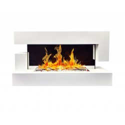 Chemin'Arte Cheminée décorative design Quartz Blanche - Image 7