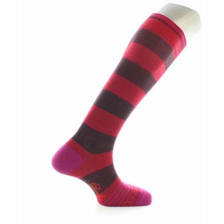 Berthe Aux Grands Pieds Chaussettes Hautes grosses Rayures
